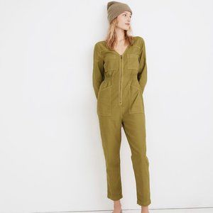 Madewell Garment-dyed patch pocket coverall jumpsuit